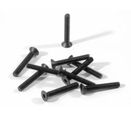 Flat Head Screw M3x20mm (6pcs) 2mm Hex Socket