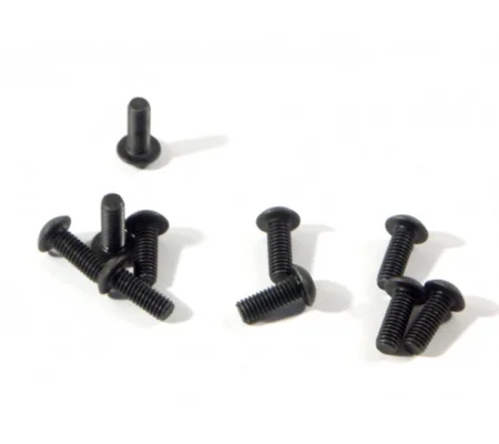 Button Head Screw M3x8mm (2mm Hex Socket - 10Pcs)