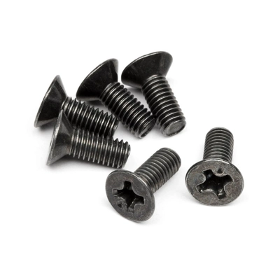 Countersunk Flat Head Screw M3x8mm (6Pcs) 2mm Hex Socket Countersunk Flat Head Screw M3x8mm (6Pcs) 2mm Hex Socket