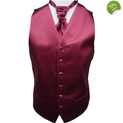Mens Dark Burgundy Sati..