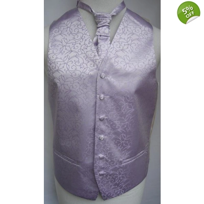 Mens Lilac Swirl Brocad..
