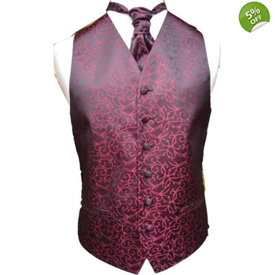 Mens Black/Red Swirl pattern..