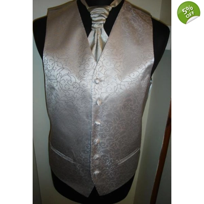 Mens Silver Swirl patte..