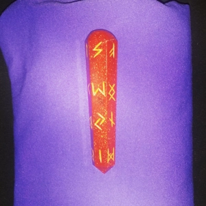 Red Jasper Runic Healing Massage Wand