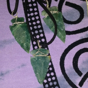 Fancy Blood Arrowhead necklaces