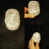 Selenite Mountain Tealight Candle Holder