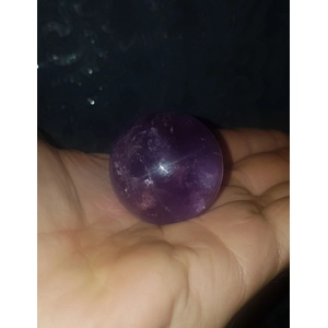 Amethyst crystal sphere
