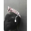 Minerva Pink Florite Crystal Crown