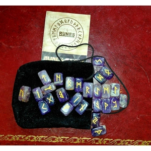 Amethyst Rune Stone