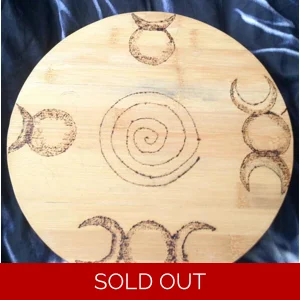 God and Goddess offering plate