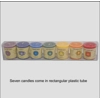 7 Chakra Candle Set (With Essential Oils)