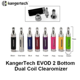 Kanger EVOD 2 Bottom Dual Coil Clearom..