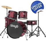 Stagg 5 Piece Drum Set complete with H..