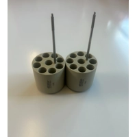 1343 Hettich Adapter, 9-place Boring Ø x L (mm): 10.5 x 43..