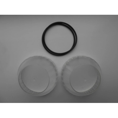 Set of 2 Bucket Lids for Adapters on Hermle Z366 / Z366K Centrifuges
