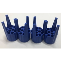 Blue MSE Adapter For 12x12mm Tubes, set of 4