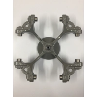 1554 Swing-out rotor 4-place, without buckets, angle 90°