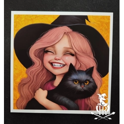 Moonbeam & Whiskers - Art Print