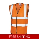 Hi-Viz Sleeveless WaistCoat