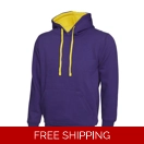 Classic Contrast Hooded Sweatshirt