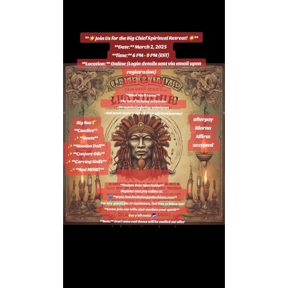 Big Chiefs online retreat with box included