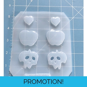 3 Piece Poison Apple Earring..