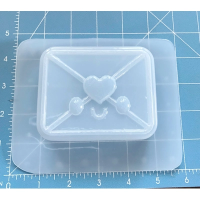 Kawaii Love Letter Soap/Bath Bomb Handmade Plastic Mold