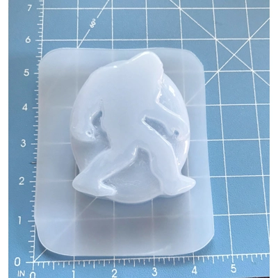 Big Foot Silhouette Soap/ Bath Bomb Handmade Plastic Mold