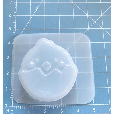 Cute Chick In Egg Soap/ Bath Bomb Handmade Plastic Mold