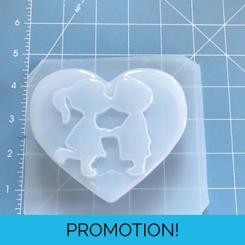 Kissing Couple Heart Soap/ B..