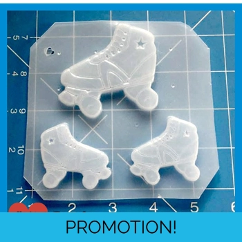 set of 3 Retro Roller Skates..