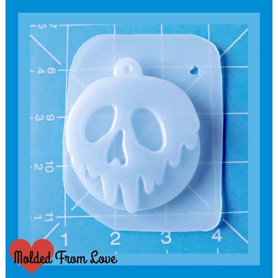 Poison Apple Christmas Ornament handmade Plastic Mold Poison Apple Christmas Ornament handmade Plastic Mold
