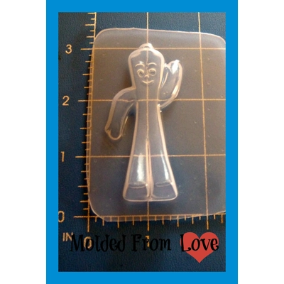 80s Bendy Gumby  Friend Handmade Plastic Mold