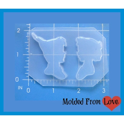 Pan And Wendy Silhouettes Handmade Plastic Mold Pan And Wendy Silhouettes Handmade Plastic Mold