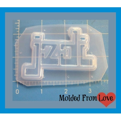 JEDI layered word Handmade Plastic Mold JEDI layered word Handmade Plastic Mold