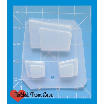 Lounge Series 3 Layered Rectangle Shapes Handmade Plastic Mold Lounge Series 3 Layered Rectangle Shapes Handmade Plastic Mold