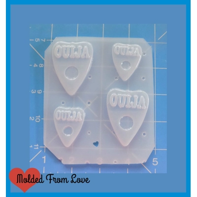 4 Ouija Board Planchettes handmade Plastic Mold 4 Ouija Board Planchettes handmade Plastic Mold
