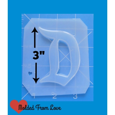 large Size Famous Letter D Chose The Size You Want! Handmade Plastic Mold large Size Famous Letter D Chose The Size You Want! Handmade Plastic Mold