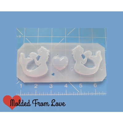 New Style Mermaids with Curvy Tail Handmade Plastic Mold New Style Mermaids with Curvy Tail Handmade Plastic Mold