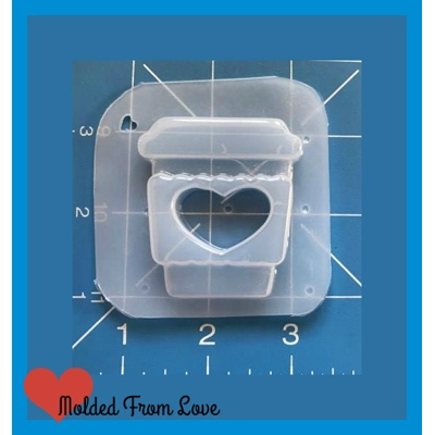 Kawaii To Go Cup Bezel Handmade Plastic Mold Kawaii To Go Cup Bezel Handmade Plastic Mold
