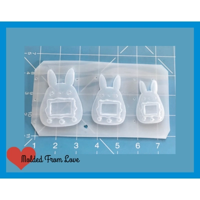 Totoro Shape Tamagotchi Handmade Plastic Resin Mold