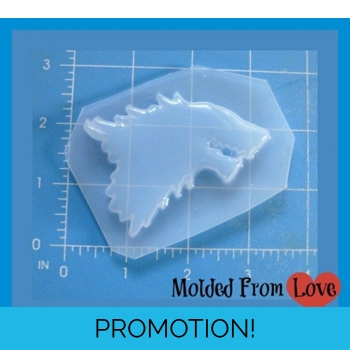 GOT Wolf Head Handmade Plast..