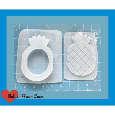Pineapple Trinket Box Handmade plastic Resin mold