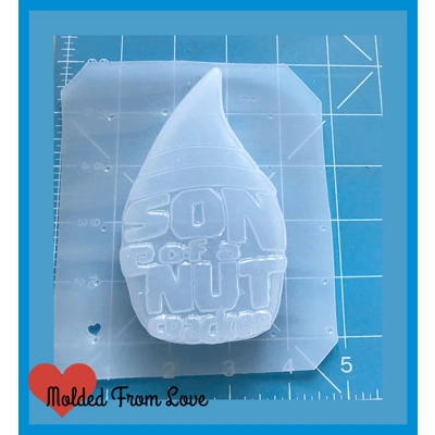 ELF Son Of A Nutcracker Soap or Bath Bomb Handmade Plastic Mold ELF Son Of A Nutcracker Soap or Bath Bomb Handmade Plastic Mold