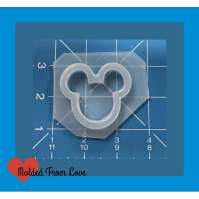 mouse Head Open Bezel Shaker Style Handmade Plastic mold