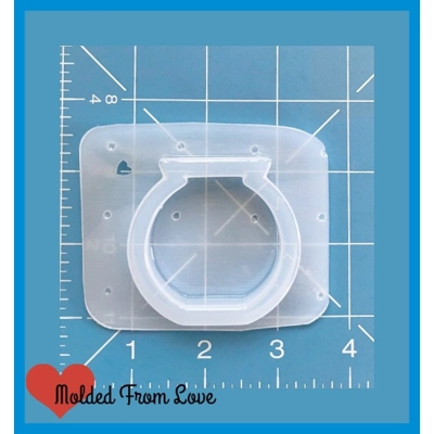 Fishbowl Open Bezel Shaker Style Handmade Plastic Mold Fishbowl Open Bezel Shaker Style Handmade Plastic Mold