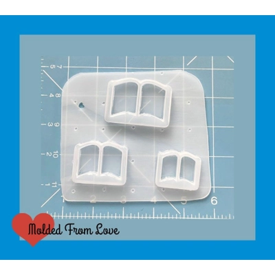 Open Book Open bezel shaker style Handmade Plastic Mold Open Book Open bezel shaker style Handmade Plastic Mold