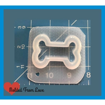 Bone open Bezel Shaker Style Handmade Plastic Mold Bone open Bezel Shaker Style Handmade Plastic Mold