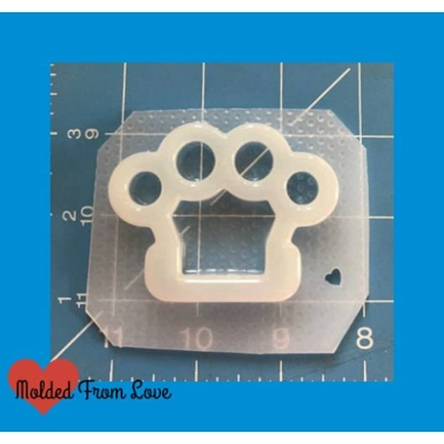 Brass Knuckles Open Bezel Shaker Style Handmade Plastic Mold Brass Knuckles Open Bezel Shaker Style Handmade Plastic Mold