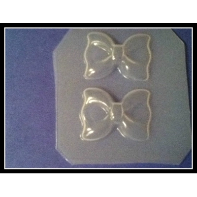 2 Kawaii Bows Handmade Plastic resin Mold